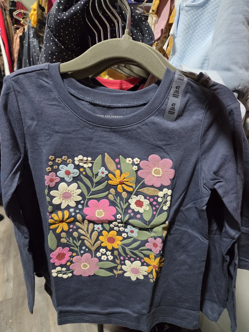 The Childrens Place Long Sleeve Girls Top